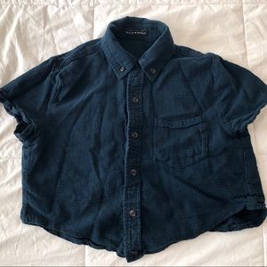 Brandy Melville Cropped Flannel